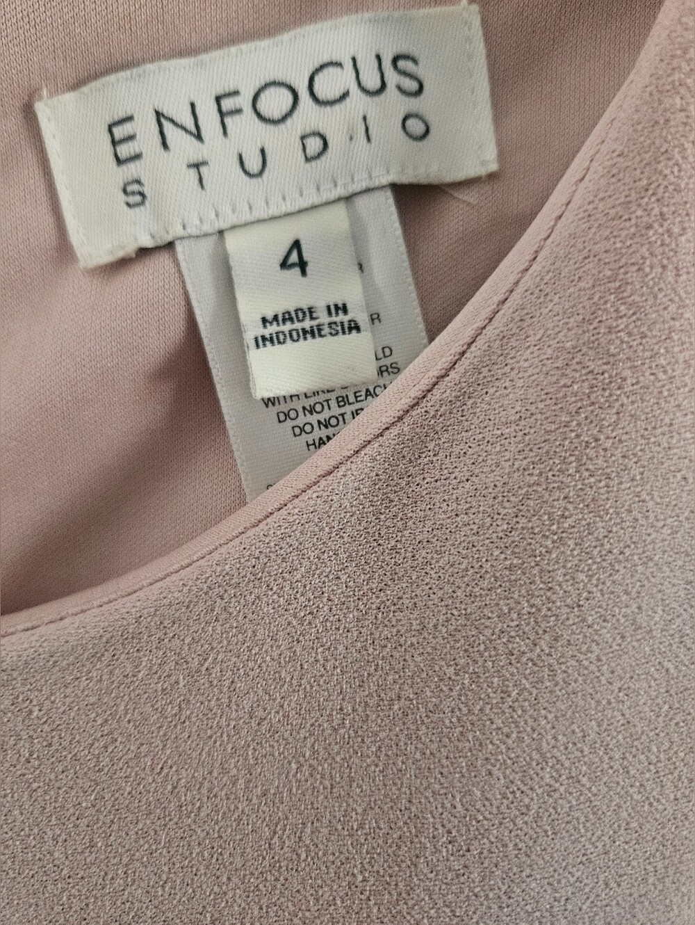 Enfocus Studio Dusty Pink Laser-Cut Tie-Sash Midi Dress - Picture 5 of 5